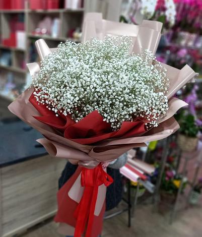 Букет цветов из: Гипсофила в Степаньково