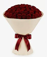 Букет 101 Бордовая роза Блэк Бакарра в Степаньково