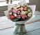 Букет цветов из: Розы, Лизиантусы и Гвоздики в Степаньково