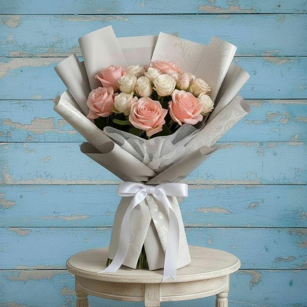 Букет цветов из: Розы в Степаньково