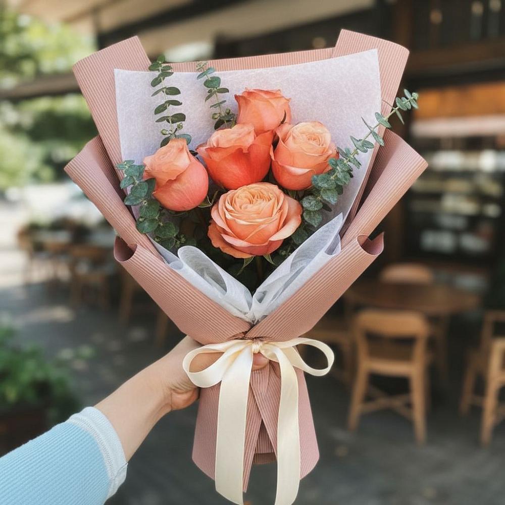 Букет цветов из: Розы в Степаньково