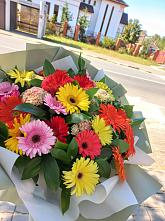 Букет цветов из:  Герберы #REPLACE_PRED# Степаньково