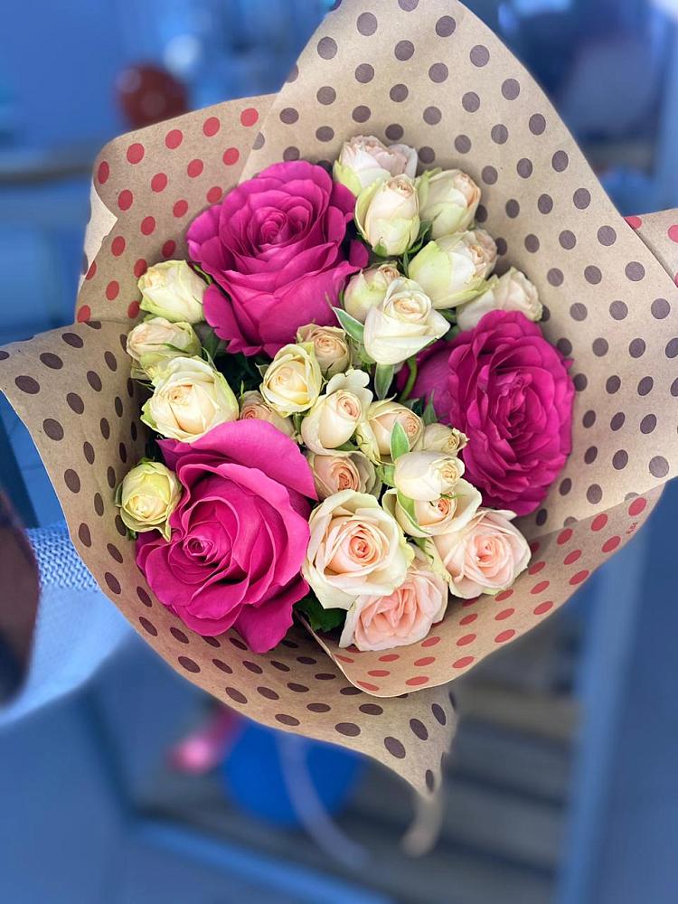 Букет цветов из: Розы в Степаньково