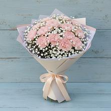 Букет цветов из:  Гвоздики в Степаньково