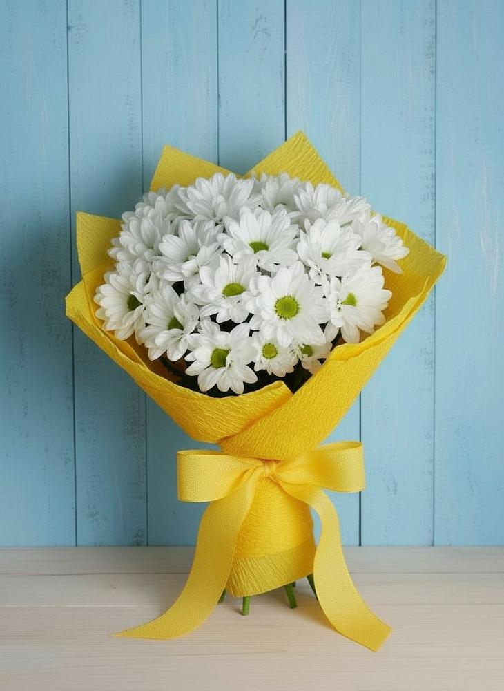 Букет цветов из: Хризантемы в Степаньково