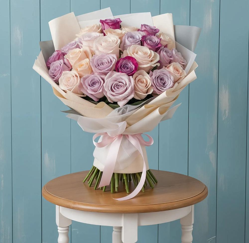 Букет цветов из: Розы в Степаньково