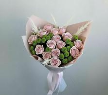 Букет цветов из:  Розы и Хризантемы в Степаньково