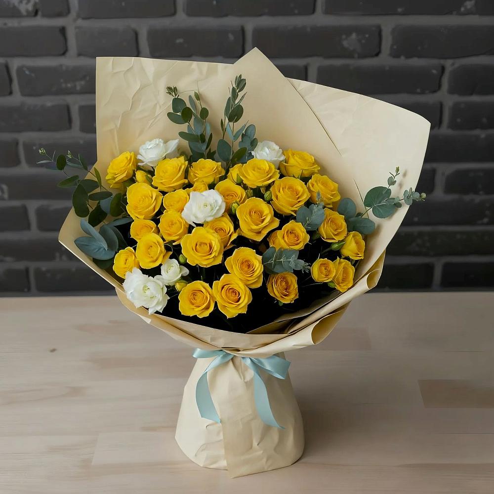 Букет цветов из: Розы в Степаньково