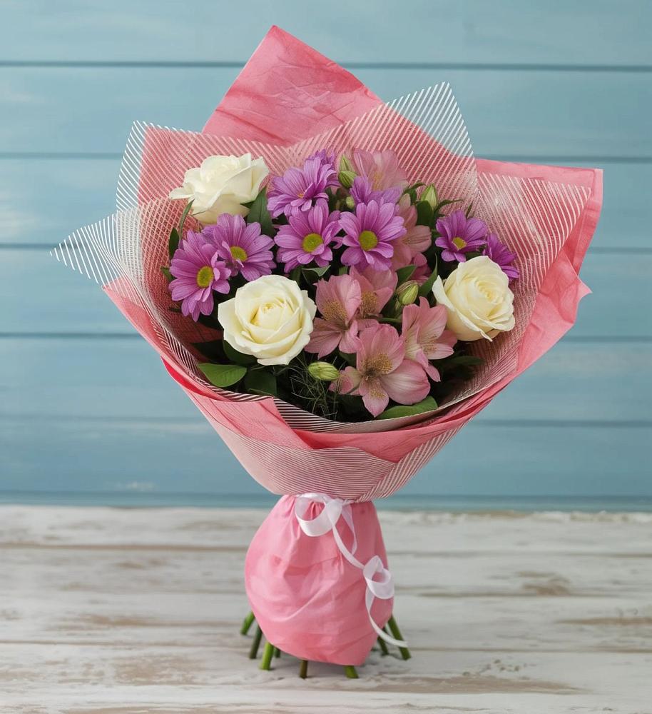 Букет цветов из: Герберы в Степаньково