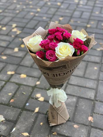 Букет цветов из: Розы в Степаньково