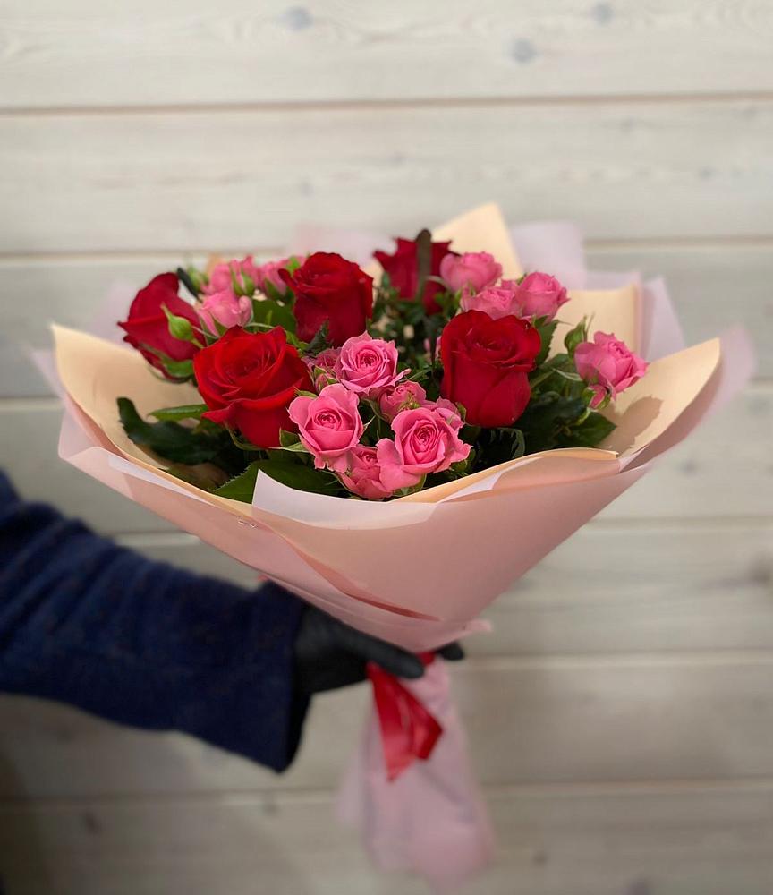 Букет цветов из: Розы в Степаньково