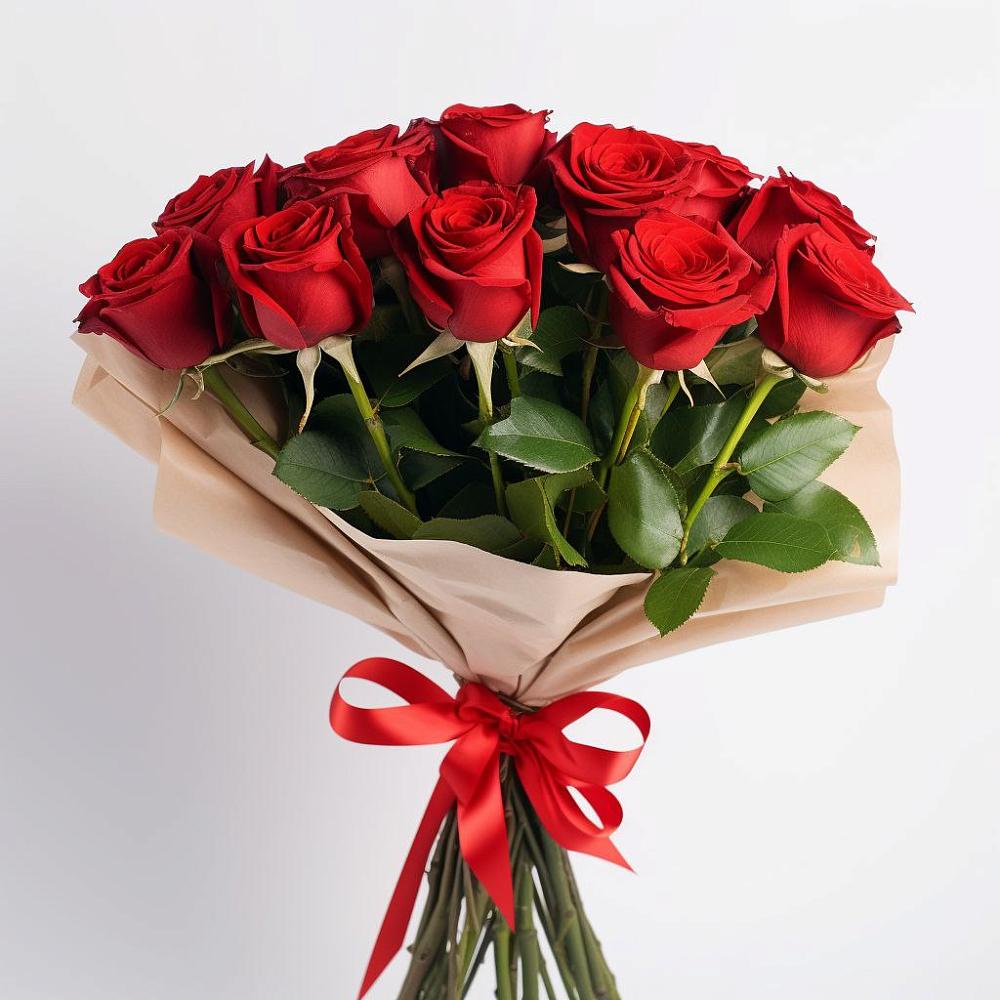 Букет 11 Красных роз Эдлесс Лав в Степаньково