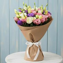 Букет цветов из:  Лизиантусы в Степаньково