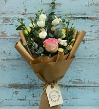 Букет цветов из:  Розы и Лизиантусы в Степаньково